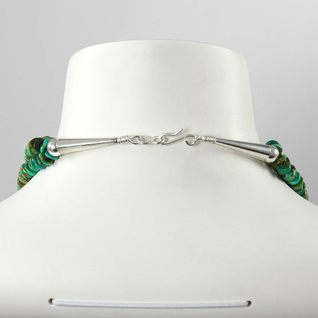 Kingman Turquoise Necklace by Joe and Angie Reano - Garland's
