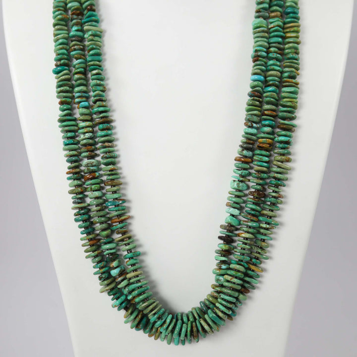 Kingman Turquoise Necklace by Joe and Angie Reano - Garland's