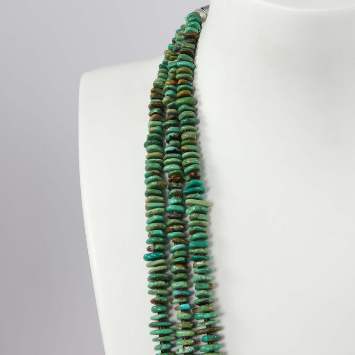 Kingman Turquoise Necklace by Joe and Angie Reano - Garland's