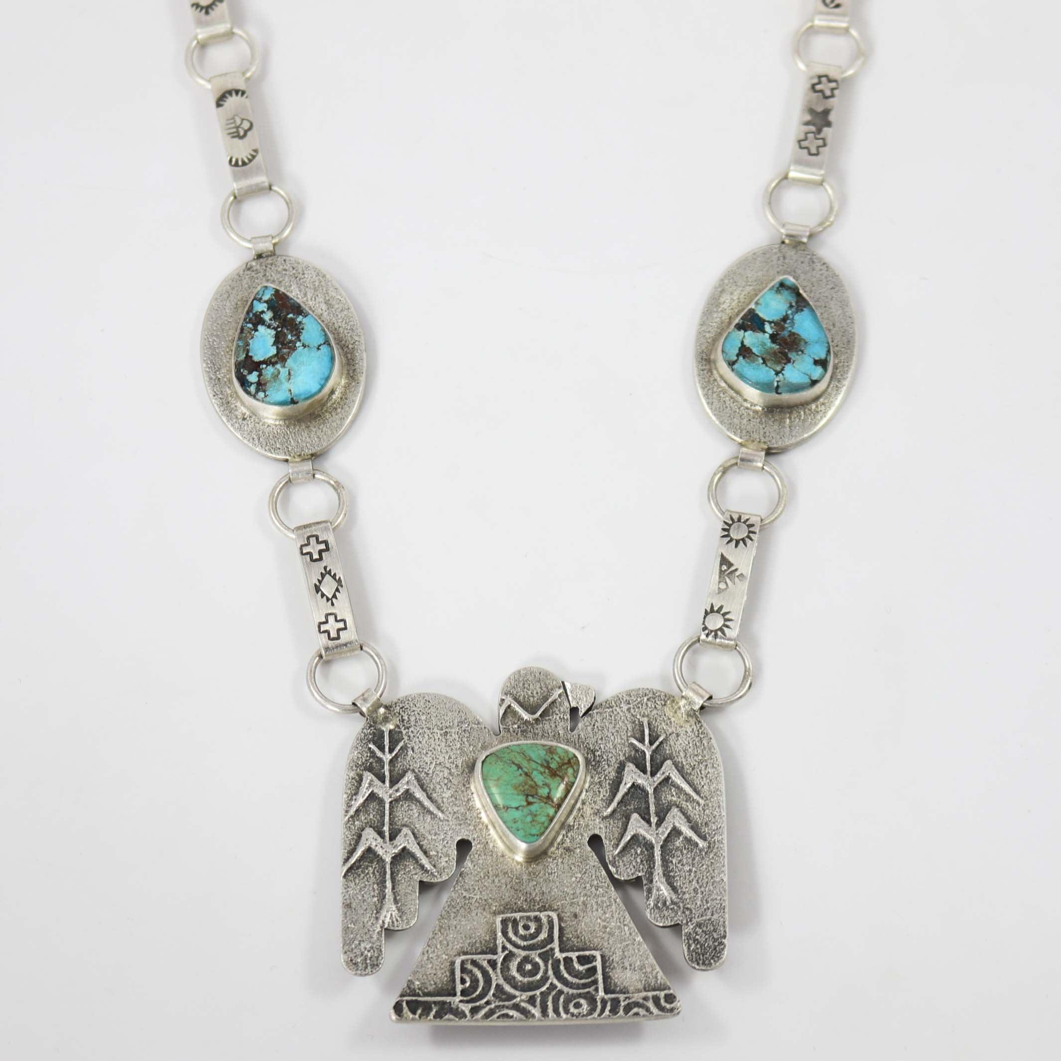 キングマンターコイズとあこや真珠 R6312 Indian Jewelry FUNNY公式ストア ナバホ族 ケビン・ラモーン