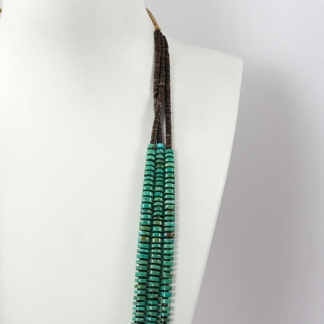 Kingman Turquoise Necklace by Raymond Tenorio - Garland's