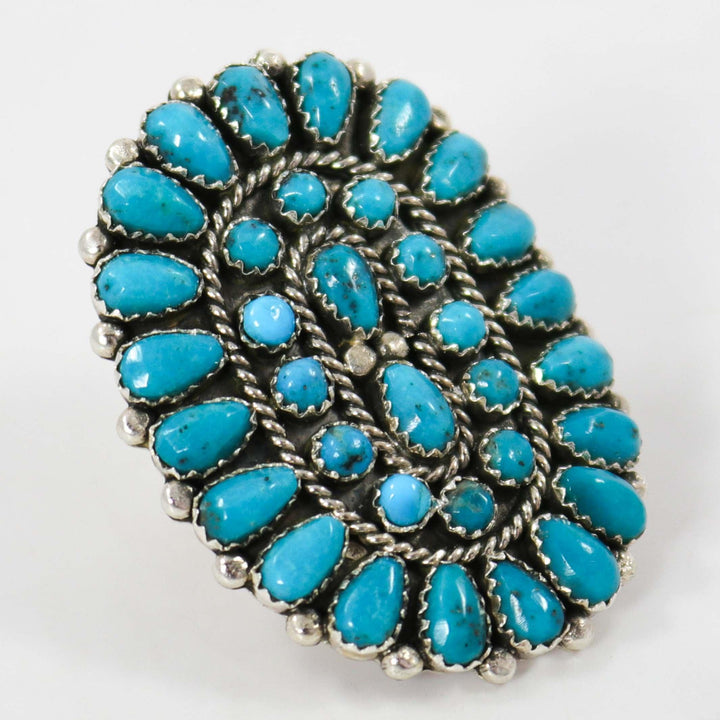 Kingman Turquoise Ring by Fannie Begay - Garland's