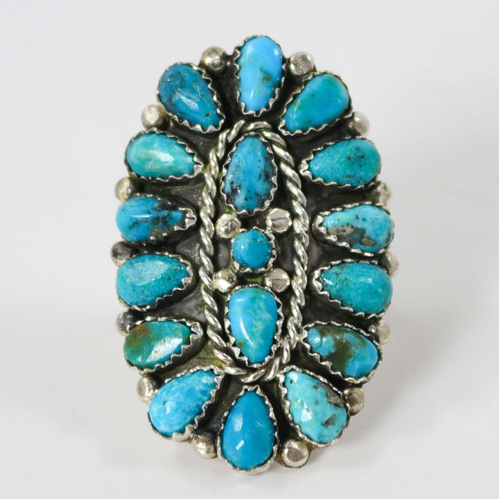 Kingman Turquoise Ring by Fannie Begay - Garland's