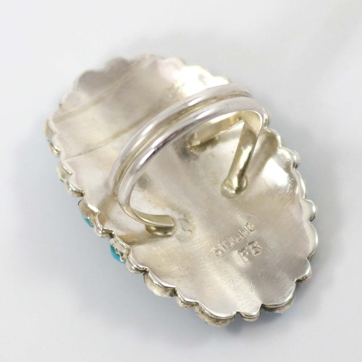 Kingman Turquoise Ring by Fannie Begay - Garland's