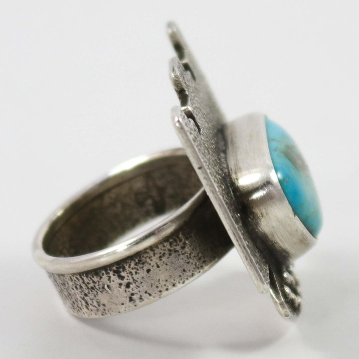 Kingman Turquoise Ring by Joel Pajarito - Garland's