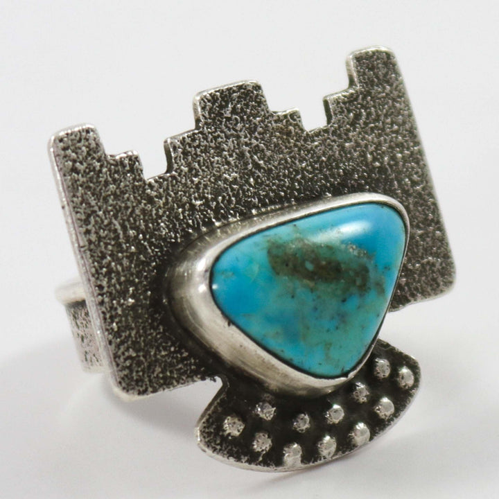 Kingman Turquoise Ring by Joel Pajarito - Garland's