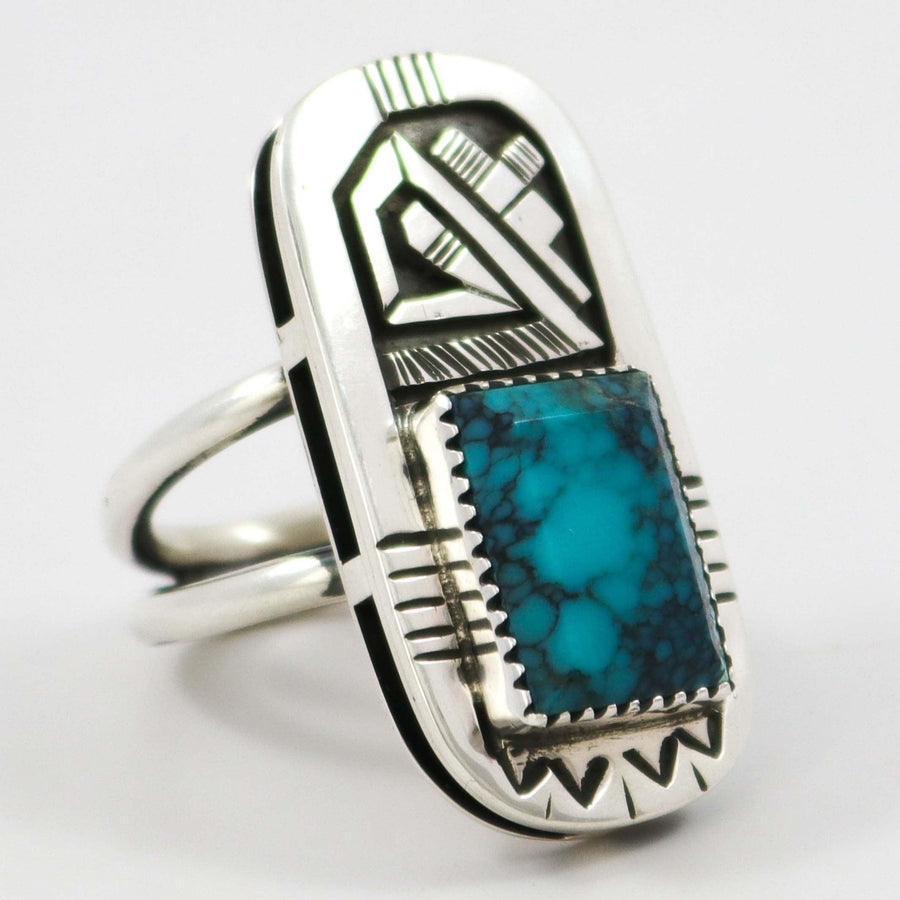 Kingman Turquoise Ring by Peter Nelson - Garland's