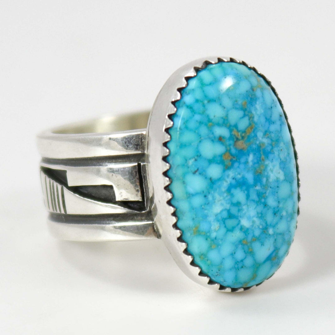 Kingman Turquoise Ring by Peter Nelson - Garland's
