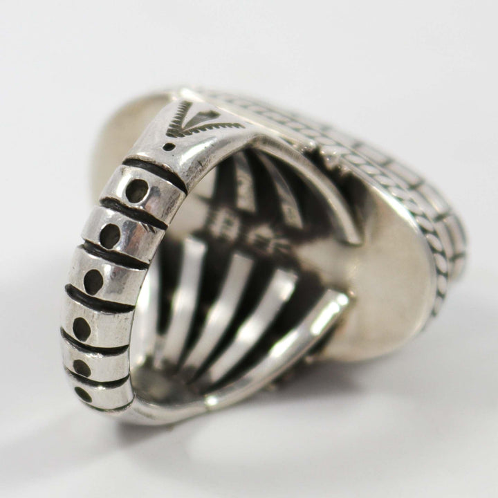 Kingman Turquoise Ring by Toby Henderson - Garland's