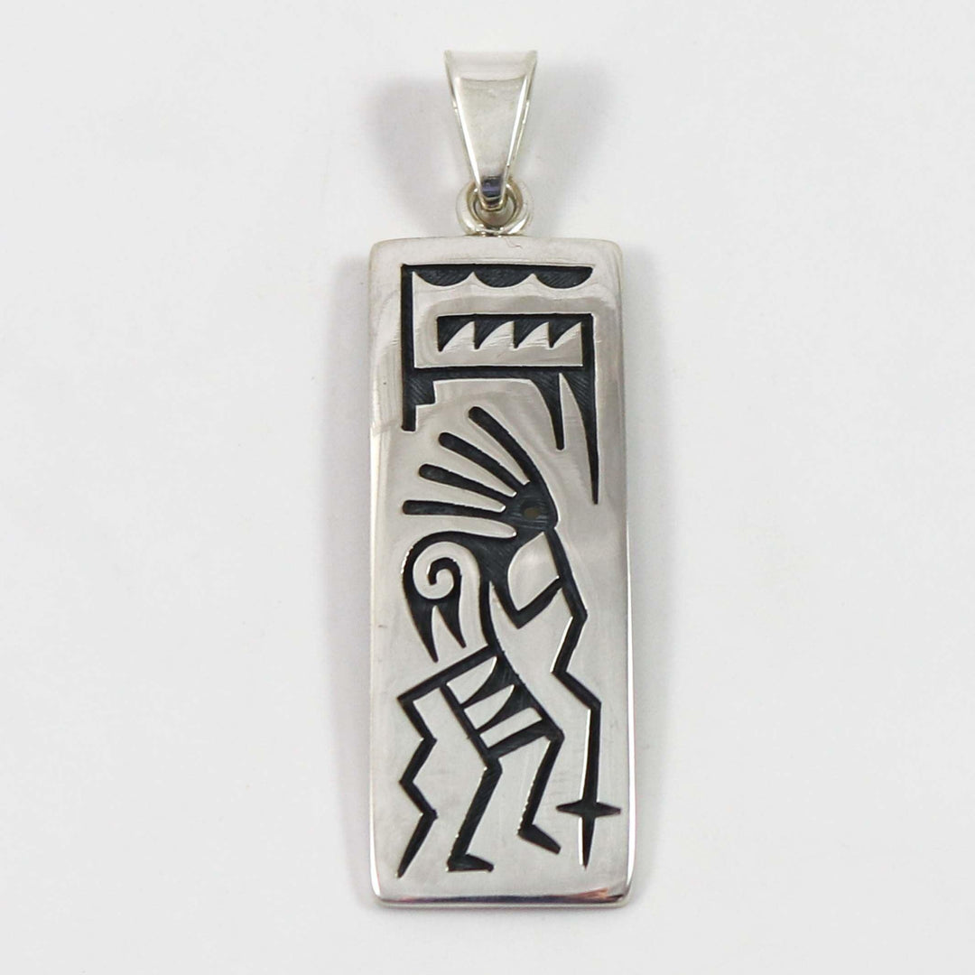 Kokopelli Pendant by Ruben Saufkie - Garland's