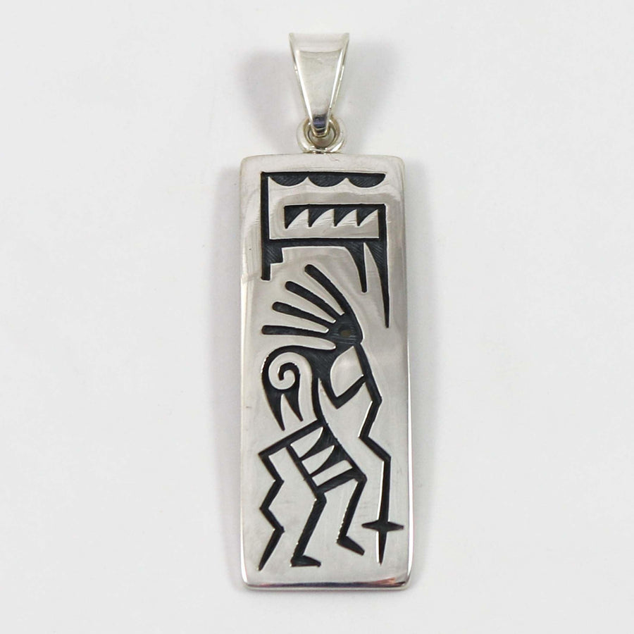 Kokopelli Pendant by Ruben Saufkie - Garland's
