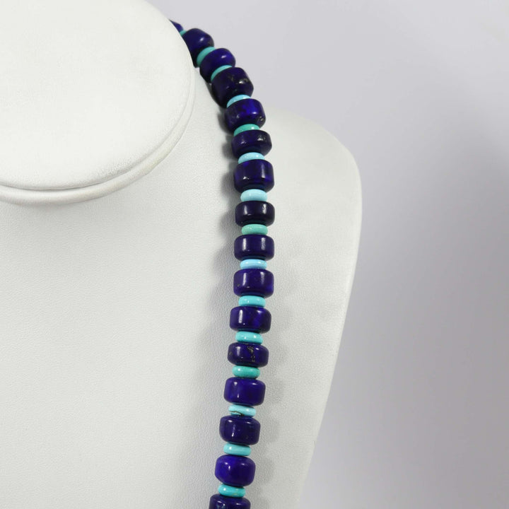 Lapis and Turquoise Necklace by Bruce Eckhardt - Garland's