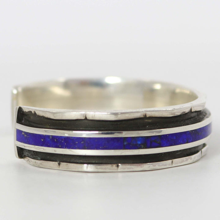 Lapis Inlay Cuff by Larry Loretto - Garland's