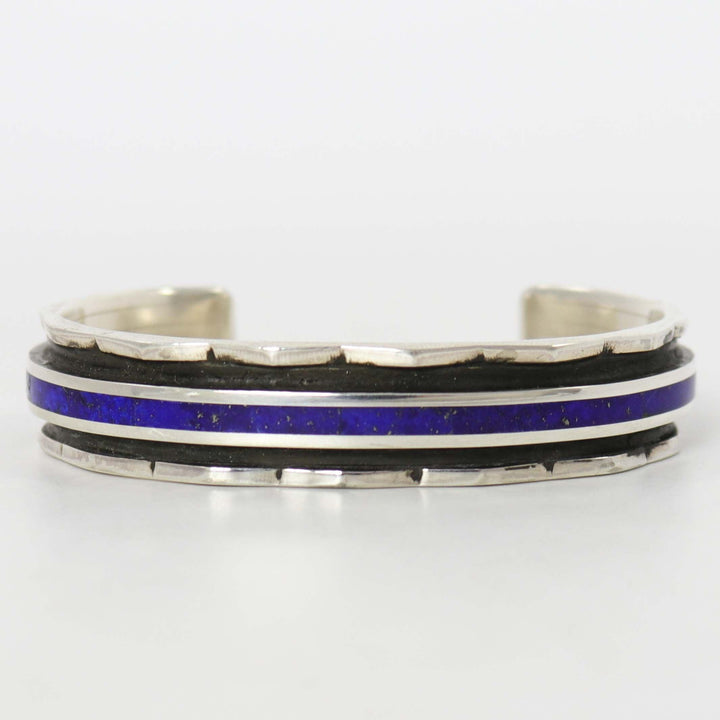 Lapis Inlay Cuff by Larry Loretto - Garland's