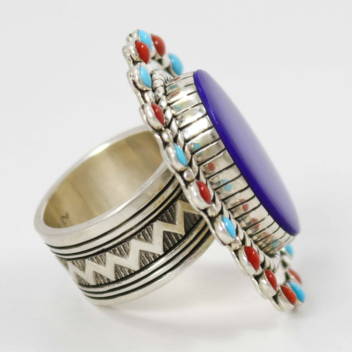 Lapis Ring by Gilbert Begay - Garland's