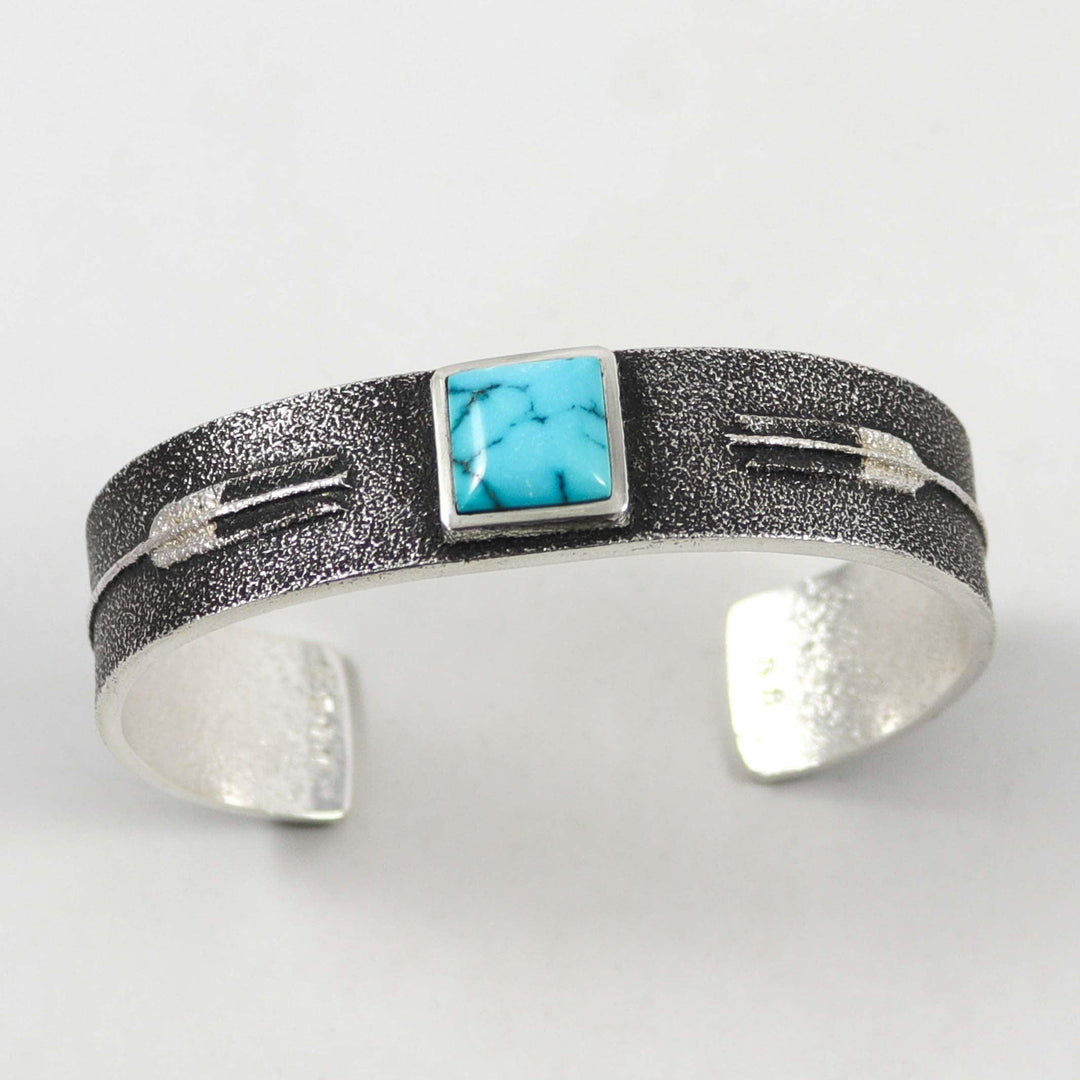 Lone Mountain Turquoise Cuff by Darryl Dean Begay - Garland's