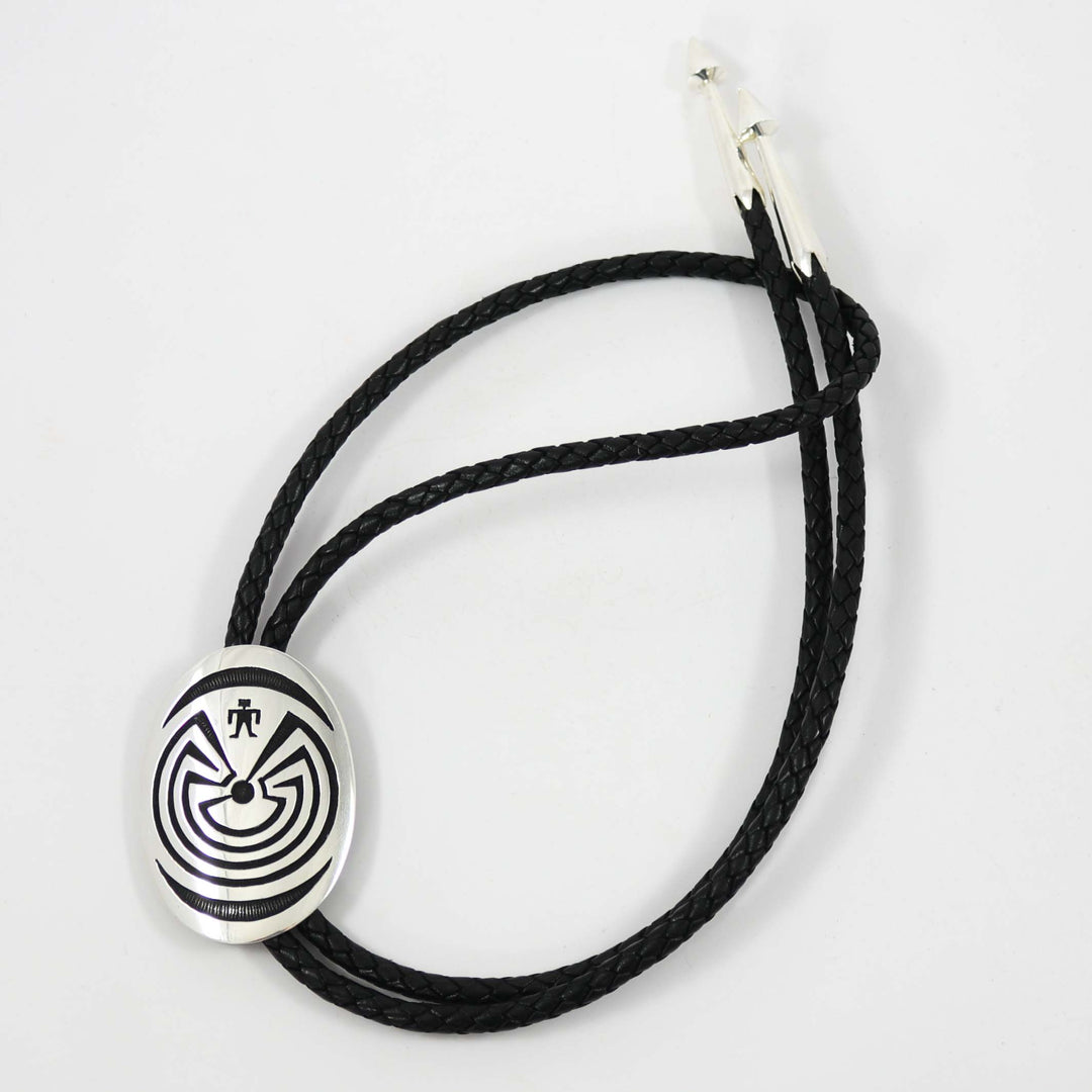 Man in the Maze Bola Tie by Anderson Koinva - Garland's