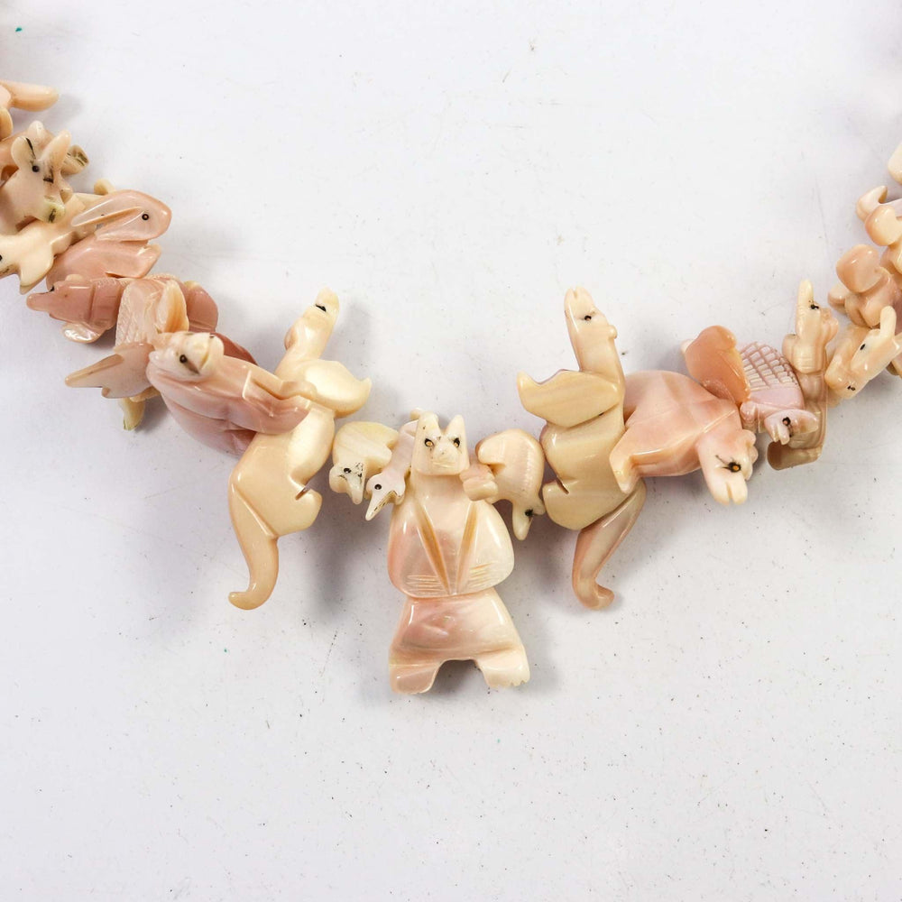 Mother of Pearl Fetish Necklace by Vintage Collection - Garland's