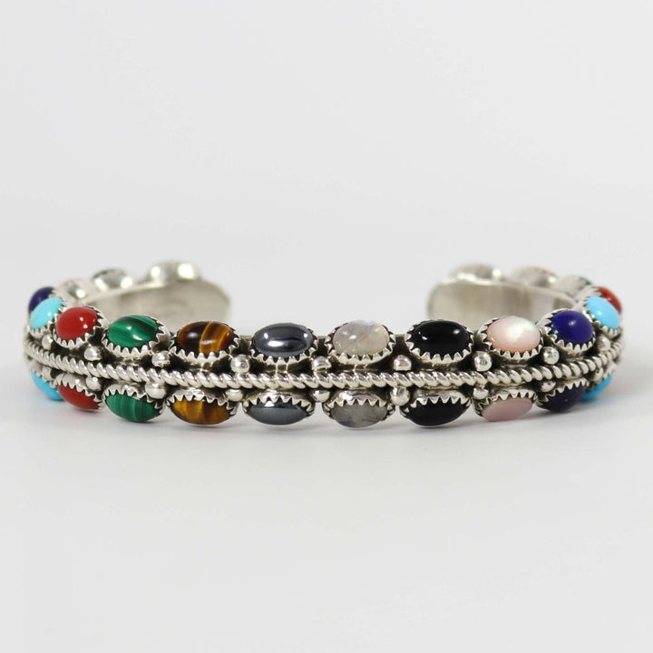 Multi-Stone Cuff by Ruth Yazzie - Garland's