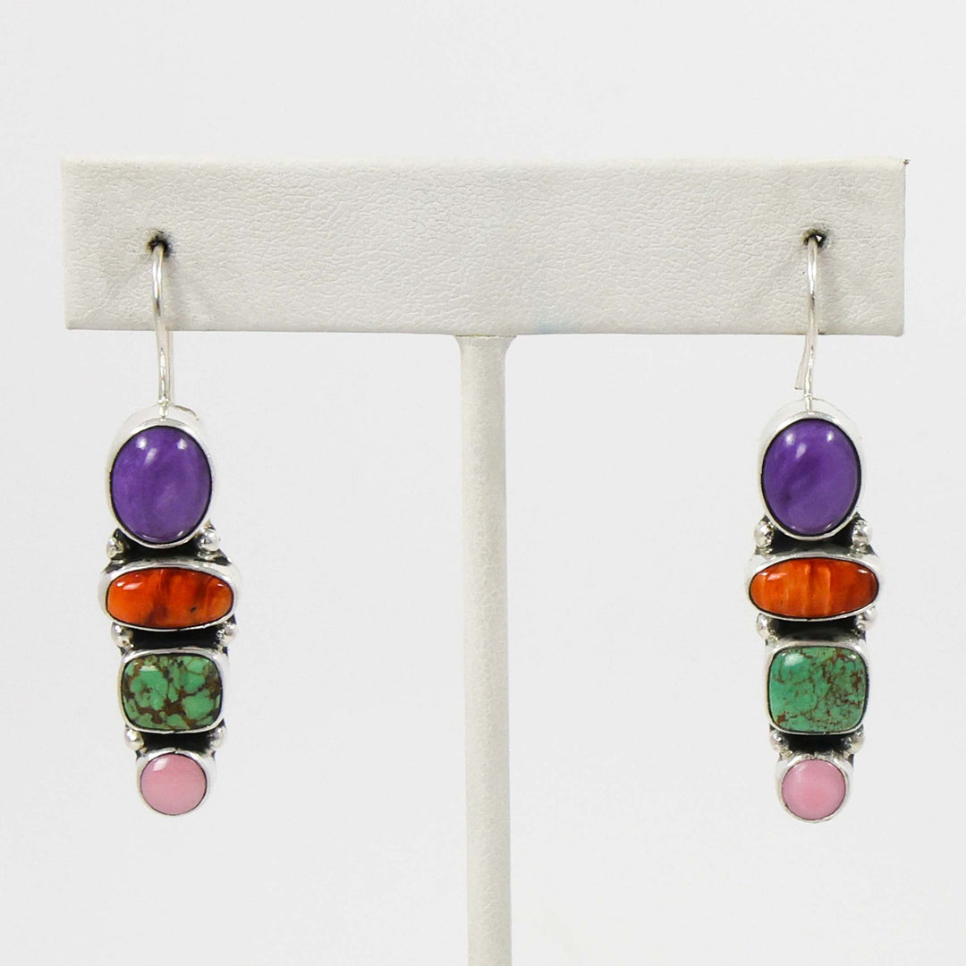 Multi-Stone Earrings by Clarissa and Vernon Hale - Garland's
