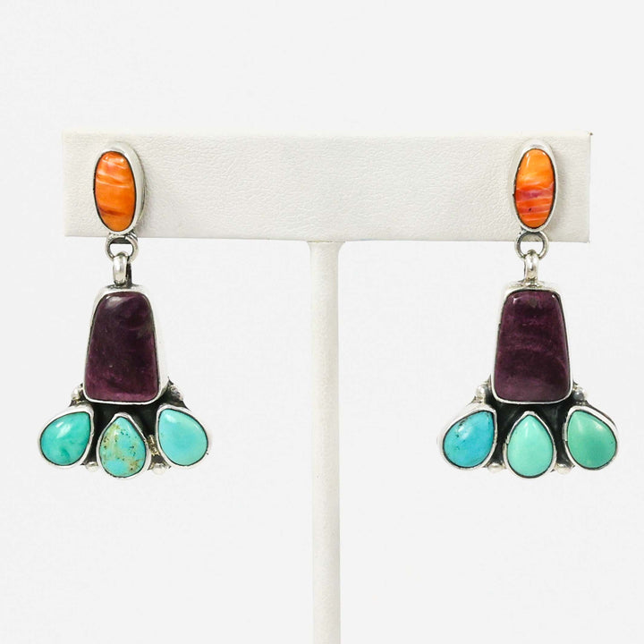 Multi-Stone Earrings by Clarissa and Vernon Hale - Garland's