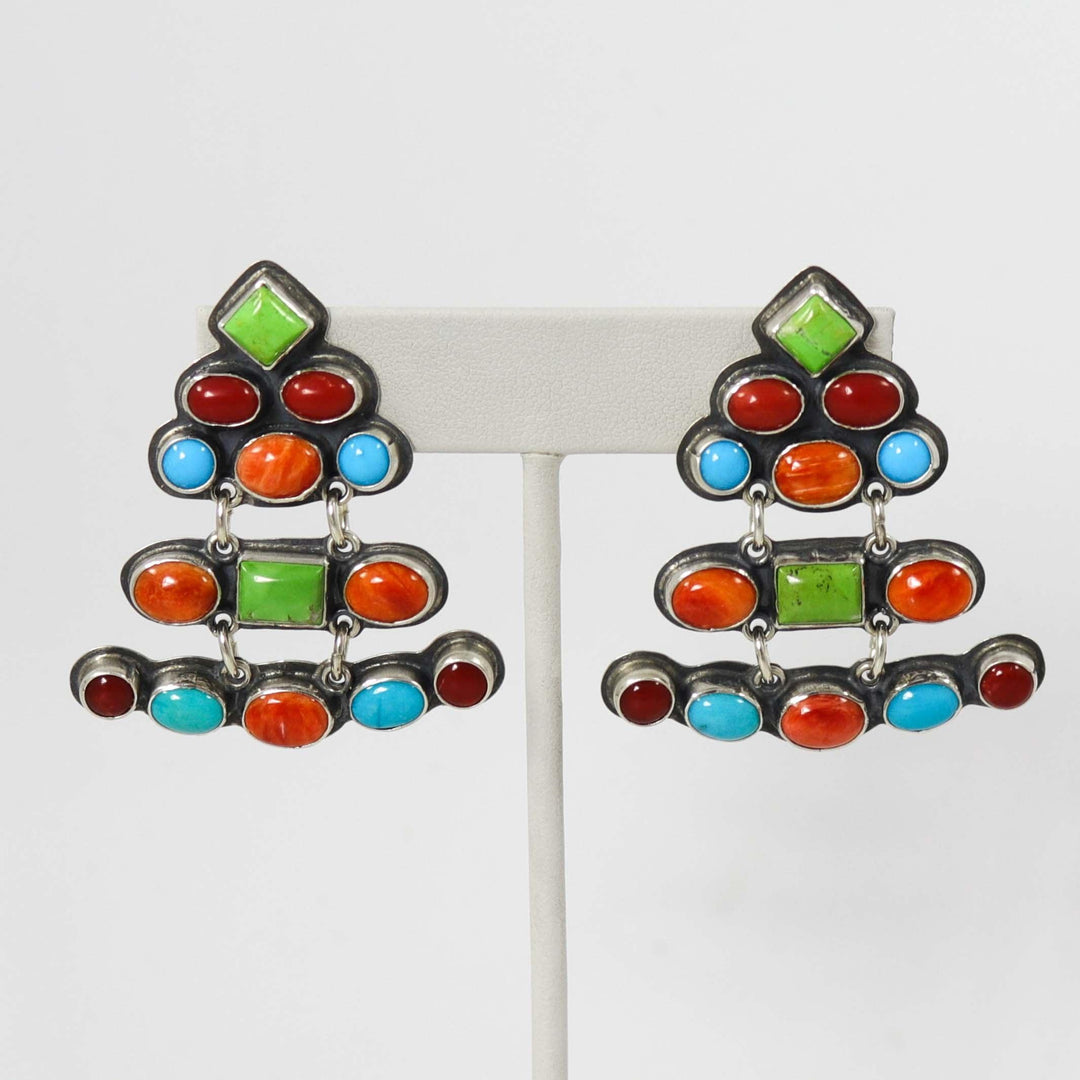 Multi-Stone Earrings by Don Lucas - Garland's
