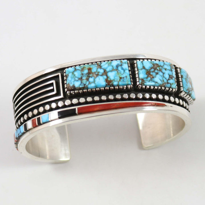 Multi-Stone Inlay Cuff by Albert Nells - Garland's