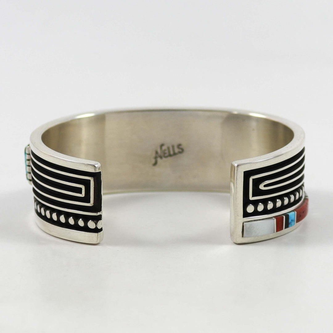 Multi-Stone Inlay Cuff by Albert Nells - Garland's