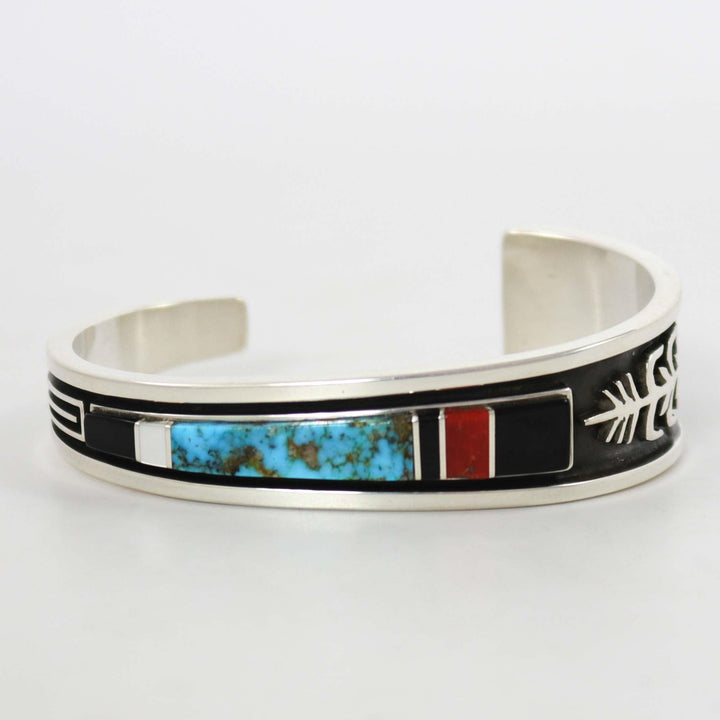 Multi-Stone Inlay Cuff by Albert Nells - Garland's
