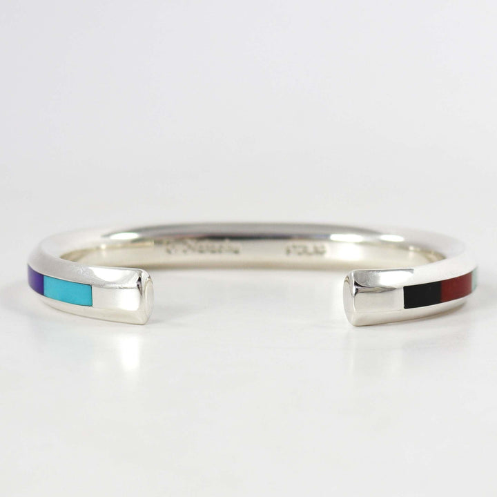 Multi-Stone Inlay Cuff by Troy Natachu - Garland's