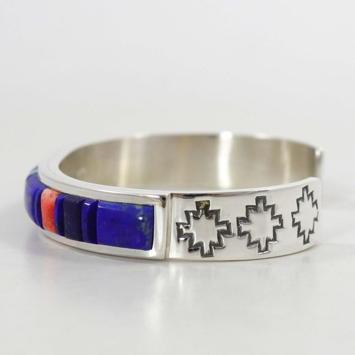 Multi-Stone Inlay Cuff by Veronica Benally - Garland's