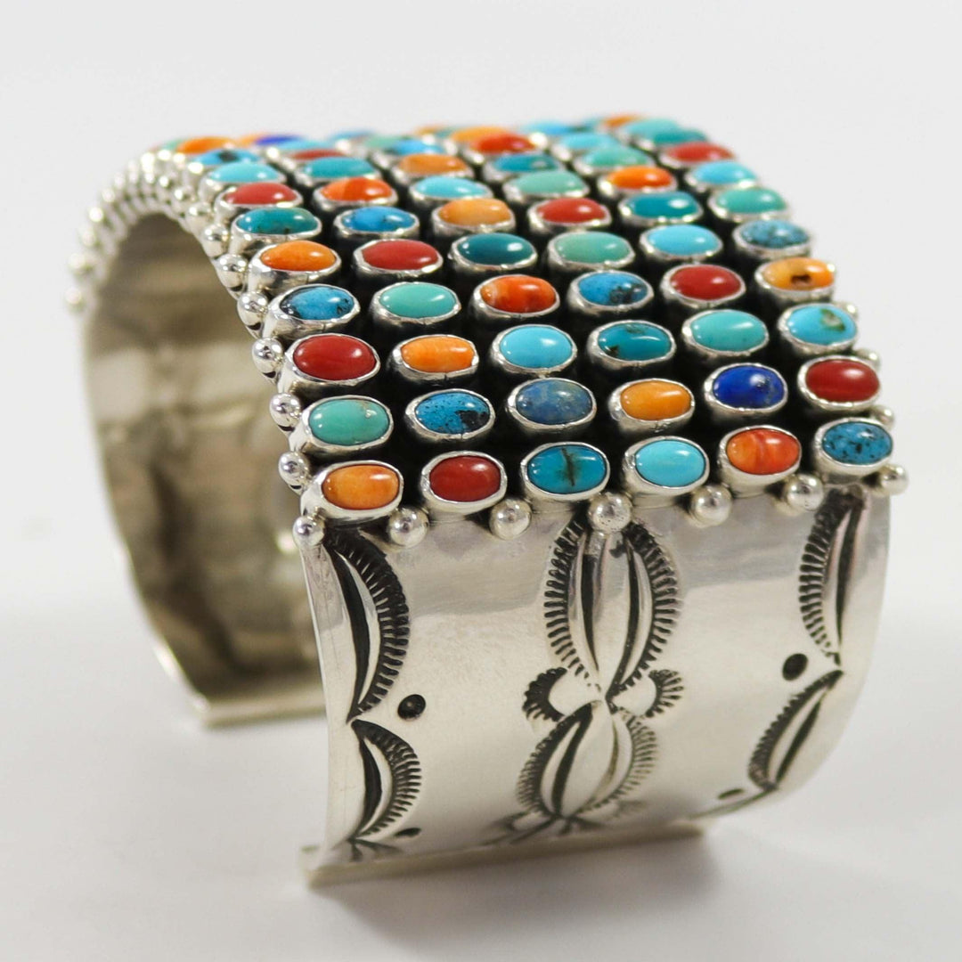 Multi-Stone Row Cuff by Dee Nez - Garland's