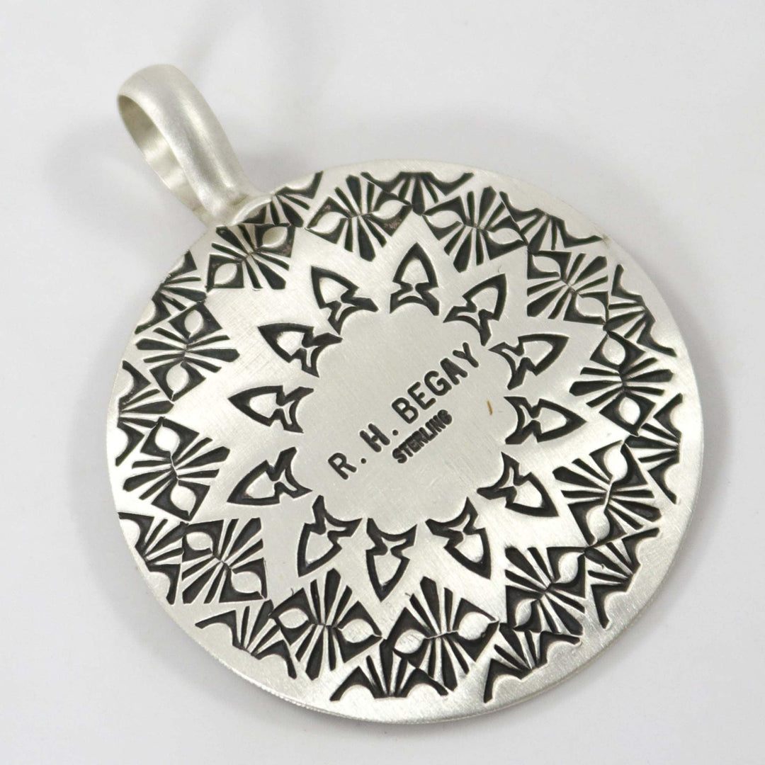 Navajo Basket Pendant by Roland Begay - Garland's