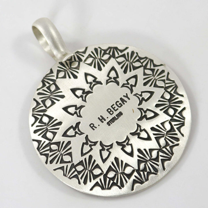Navajo Basket Pendant by Roland Begay - Garland's