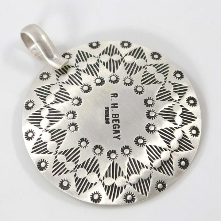 Navajo Basket Pendant by Roland Begay - Garland's