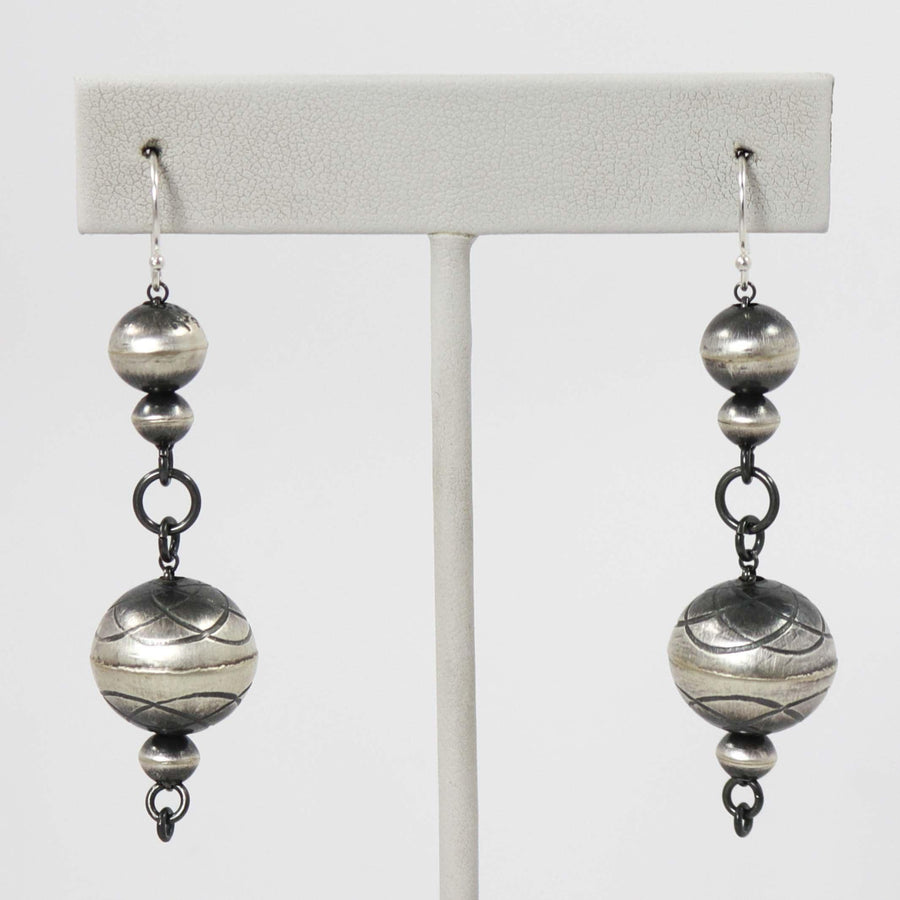 Navajo Pearl Earrings by Victoria Haley-Anderson - Garland's