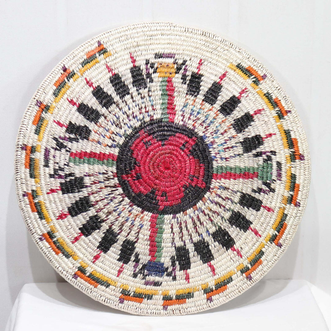 Navajo Sandpainting Basket by Jonathan Black - Garland's