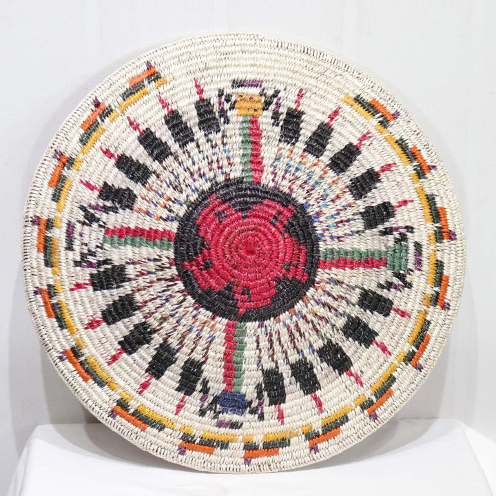 Navajo Sandpainting Basket by Jonathan Black - Garland's