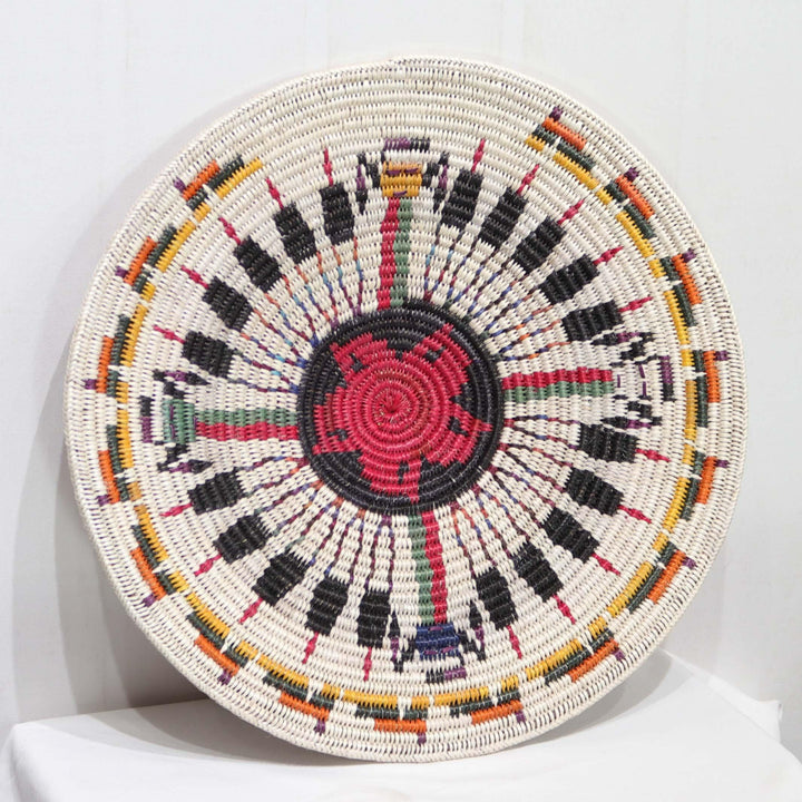 Navajo Sandpainting Basket by Jonathan Black - Garland's