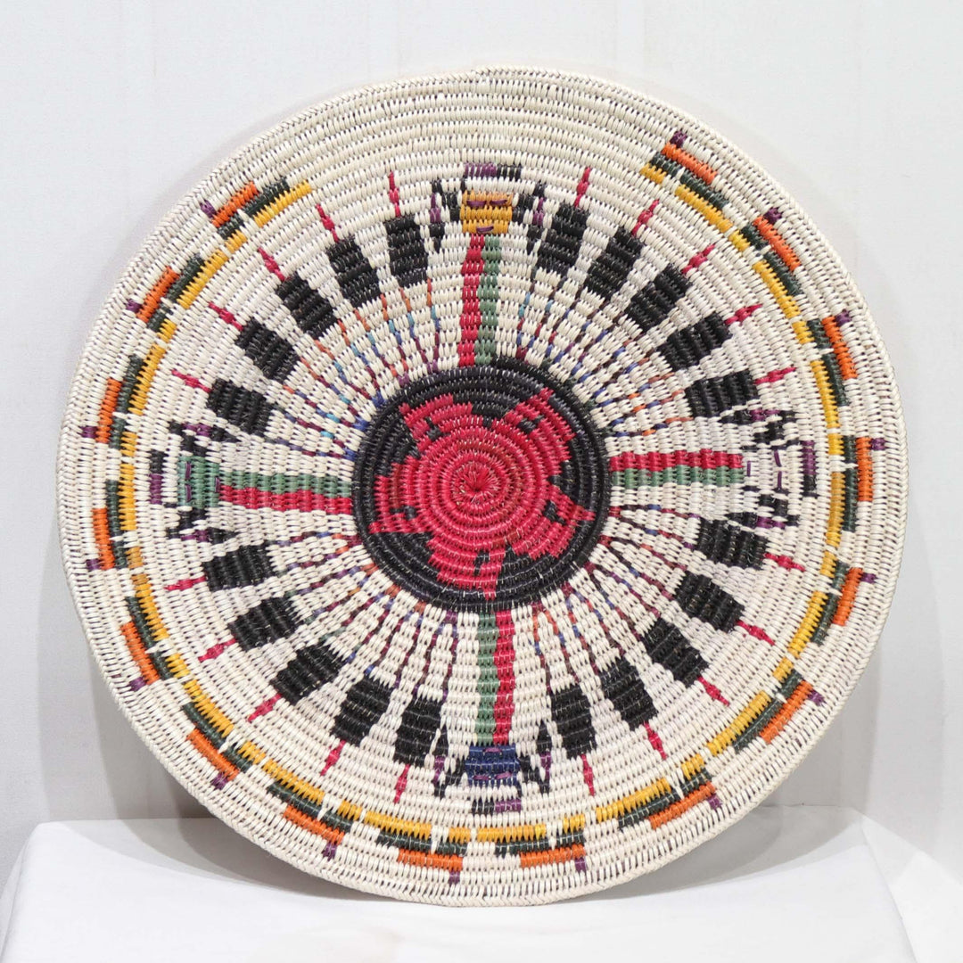 Navajo Sandpainting Basket by Jonathan Black - Garland's
