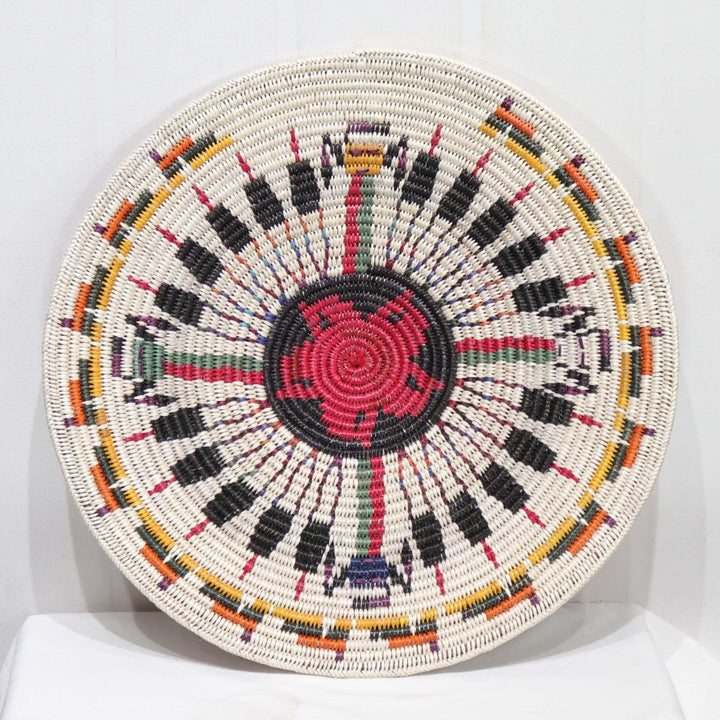 Navajo Sandpainting Basket by Jonathan Black - Garland's