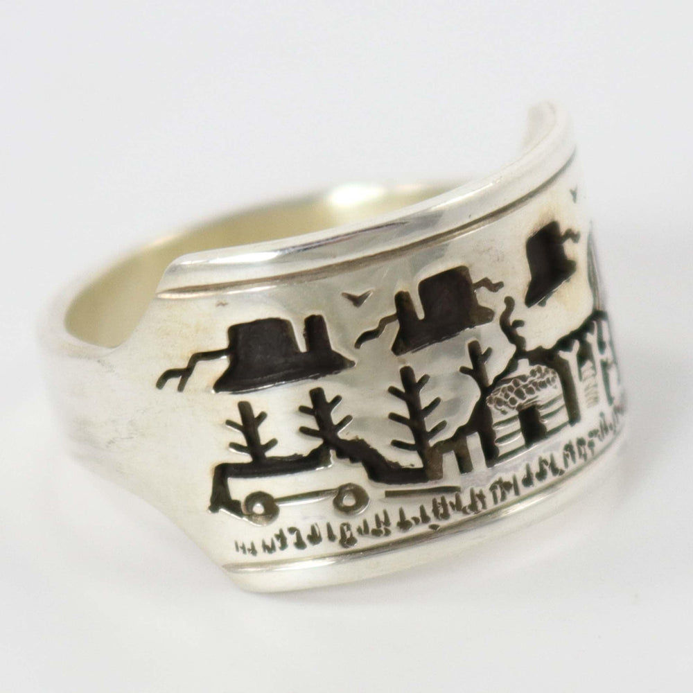 Navajo Storyteller Ring by Gilbert Begay - Garland's