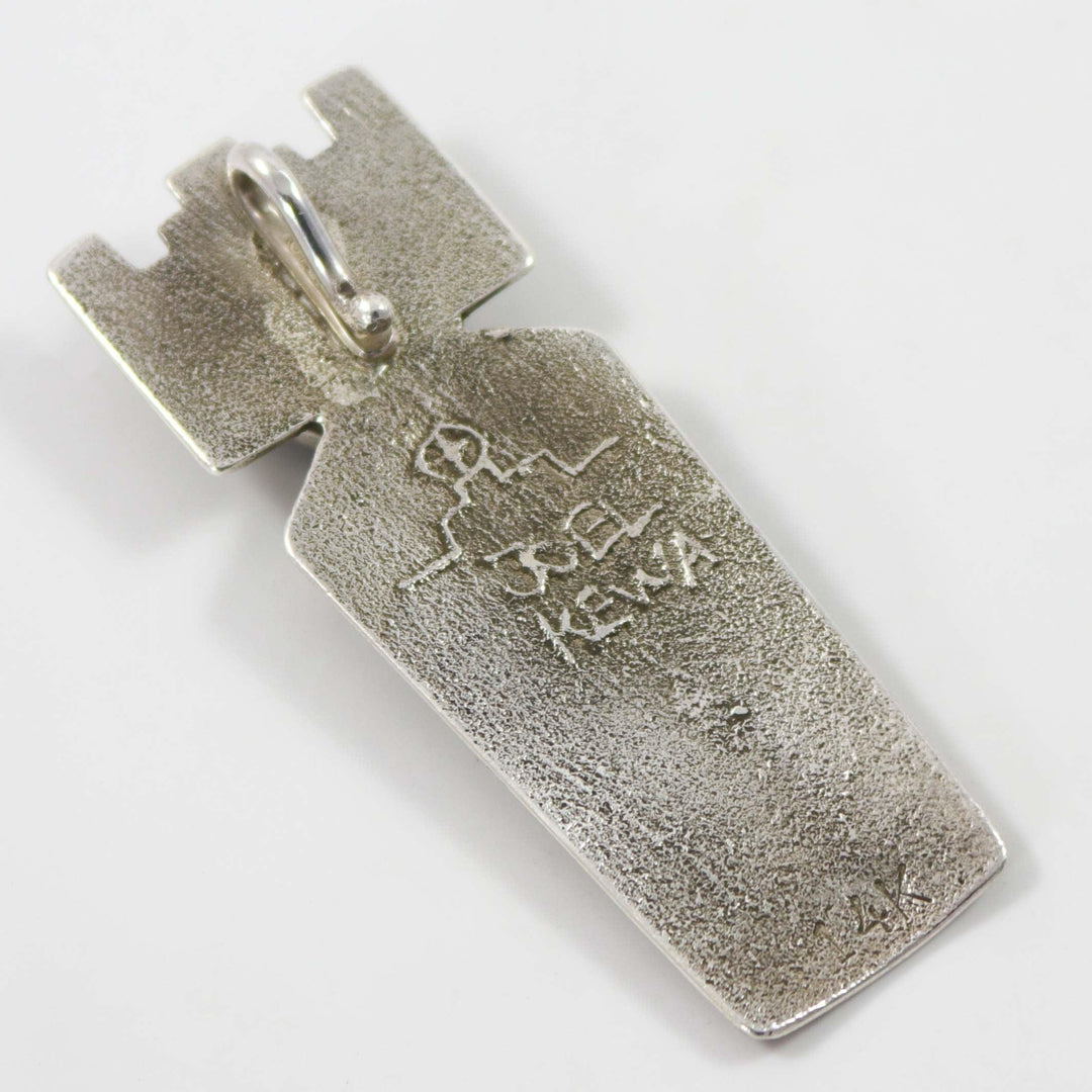 New Lander Turquoise Pendant by Joel Pajarito - Garland's
