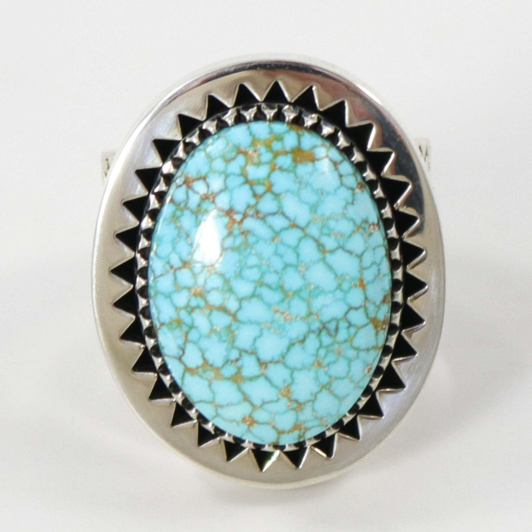 Number Eight Turquoise Ring by Trent Lee-Anderson - Garland's