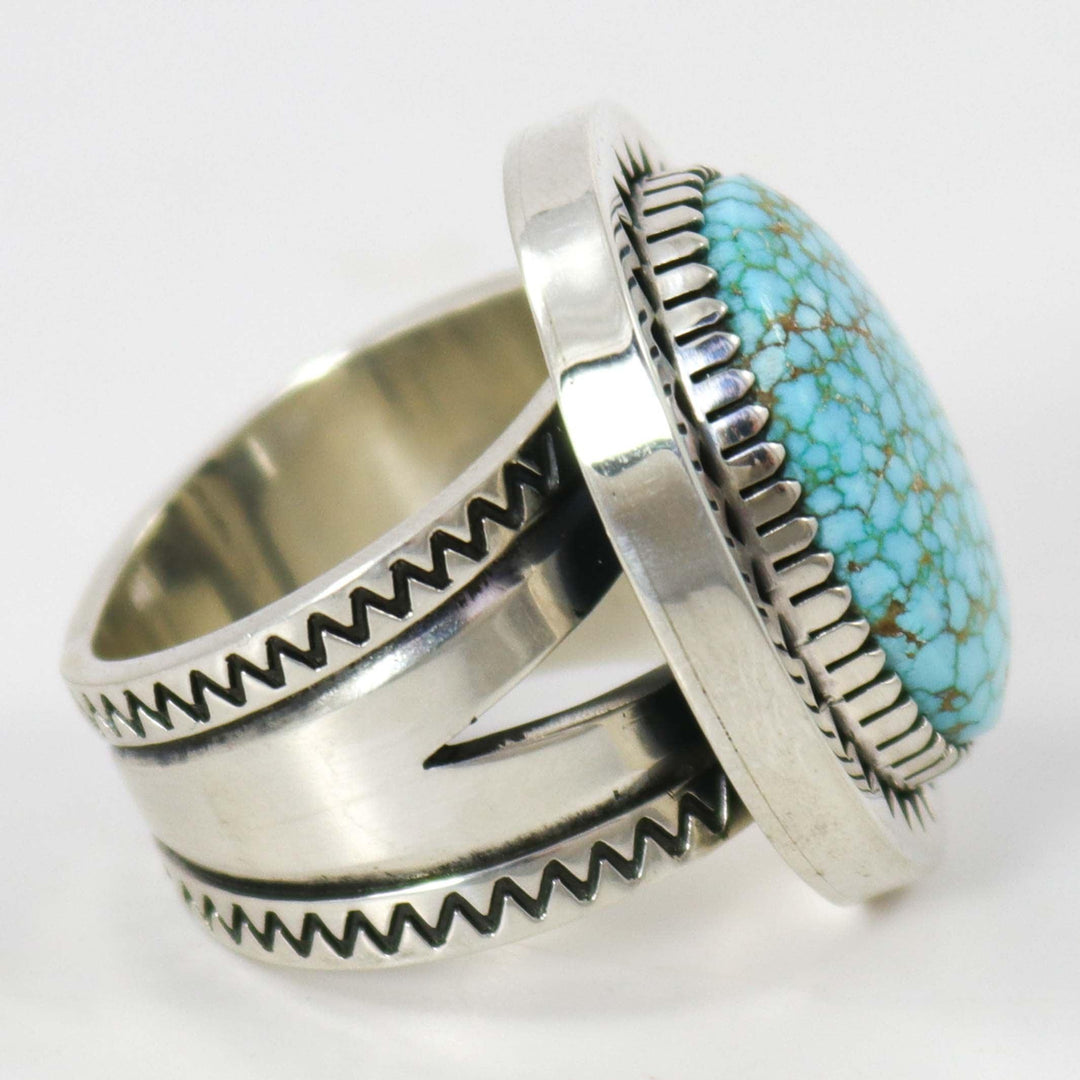 Number Eight Turquoise Ring by Trent Lee-Anderson - Garland's