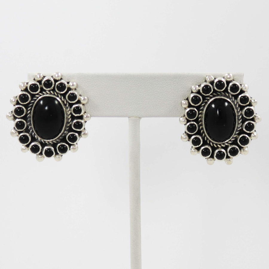 Onyx Earrings by Clarissa and Vernon Hale - Garland's