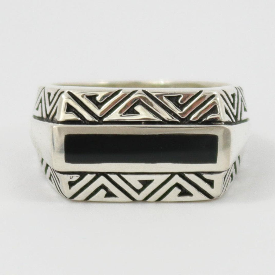 Onyx Flat Top Ring by Melanie and Michael Lente - Garland's