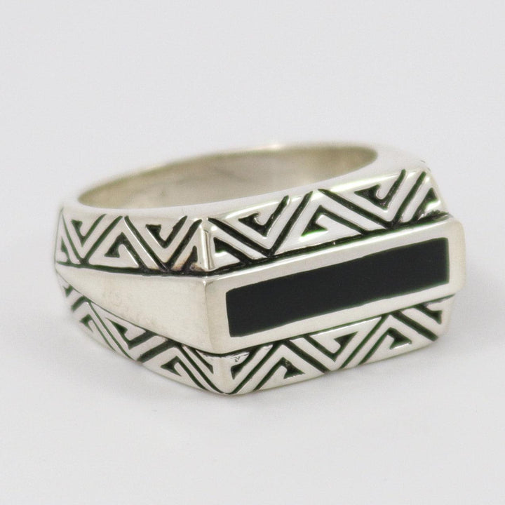 Onyx Flat Top Ring by Melanie and Michael Lente - Garland's