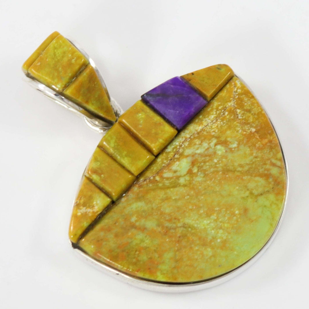 Orvil Jack Turquoise Pendant by Na Na Ping - Garland's