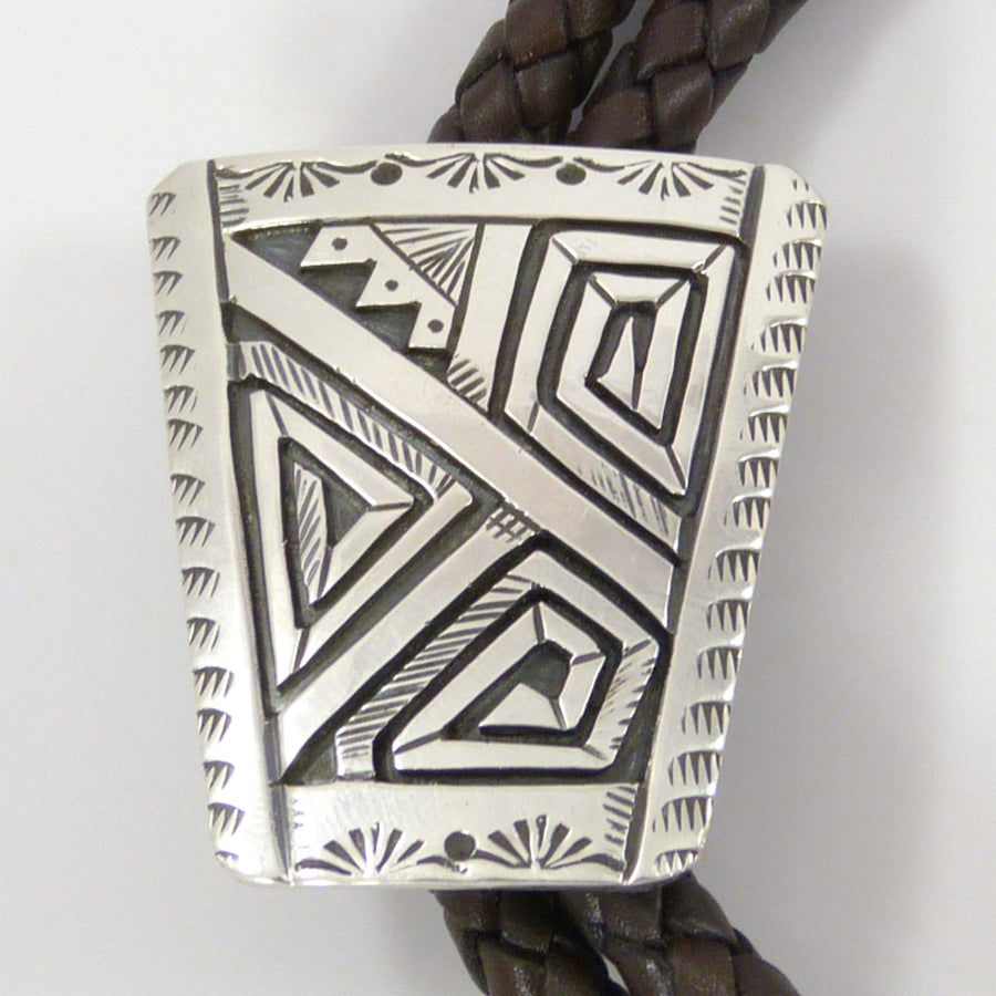 Overlay Bola Tie by Peter Nelson - Garland's